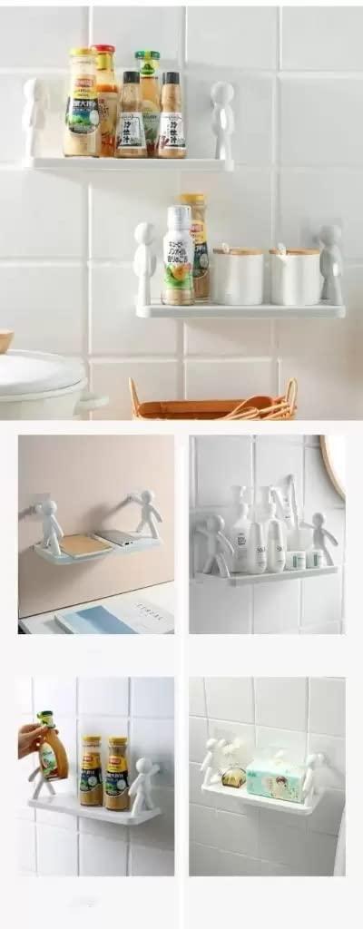 2 Pcs Durable ABS Plastic Bathroom Organizer - Affordable Solutions for Smart Storage
