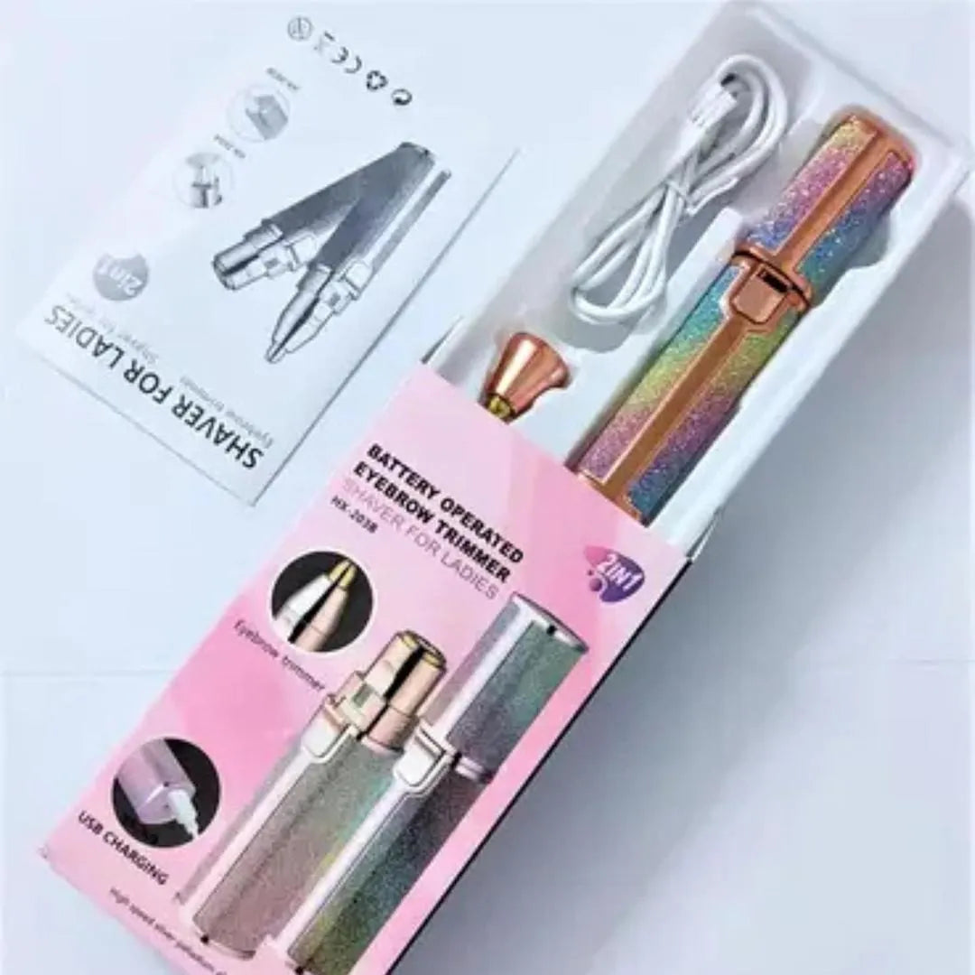 2 in 1 Eyebrow And Facial Hair Trimmer