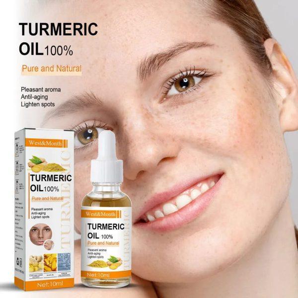 Turmeric Essential Oil 10ml Organic Turmeric Oil For Dark Spots 100 Pure Therapeutic Grade Turmeric Oil For Moisturizing