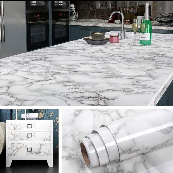 Waterproof Marble Sheets, Self Adhesive PVC Sheet Rolls