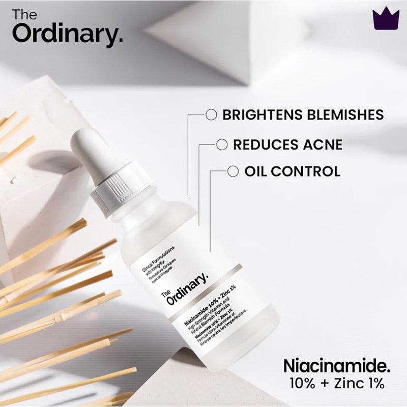 The Ordinary Niacinamide 10% + Zinc 1% – 30ml Serum For All Skin Types