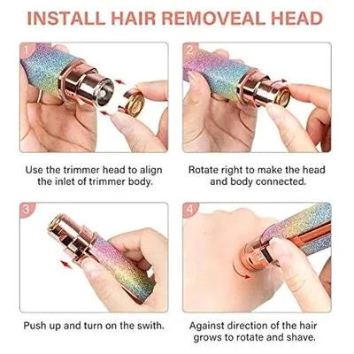 2 in 1 Eyebrow And Facial Hair Trimmer