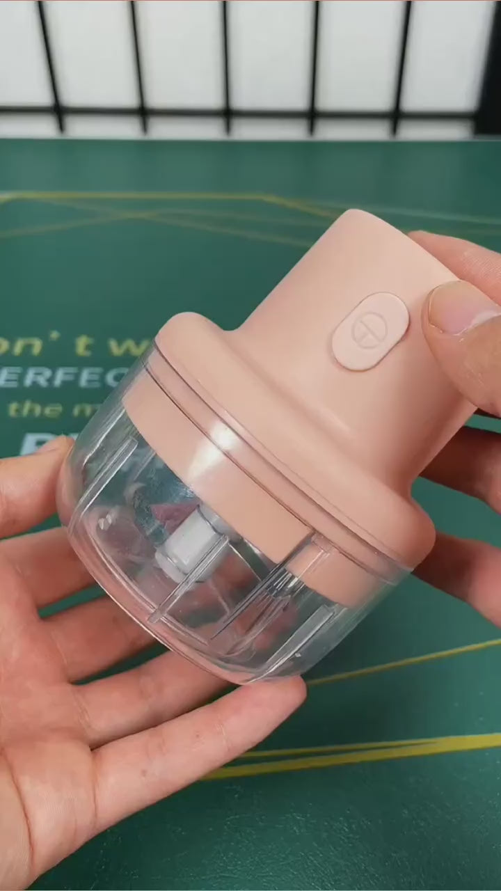 Wireless Rechargeable Electric Garlic Press Mini Meat Grinder Electric Chopper